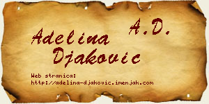 Adelina Đaković vizit kartica